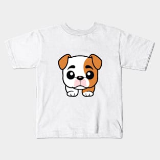 cute baby bulldog Kids T-Shirt